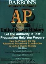 HOW TO PREPARE FOR THE ADVANCED PLACEMENT EXAMINATION AP UNITED STATES HISTORY FIFTH EDITION     PDF电子版封面  0812093747   