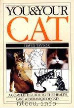 YOU & YOUR CAT DAVID TAYLOR     PDF电子版封面     