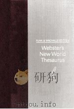 WEBSTER'S NEW WORLD THESAURUS PREPARED BY CHARLTON LAIRD     PDF电子版封面    WILLIAM D.LUTZ 