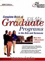 Complete Book Of GRADUATE PROGRAMS IN THE ARTS AND SCIENCES（ PDF版）