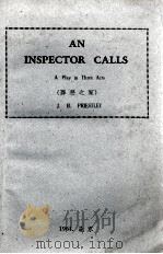 AN INSPECTOR CALLS   1964  PDF电子版封面    J. B. PRIESTLEY 