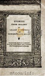 KING ARTHUR STORIES FROM MALORY（1908 PDF版）