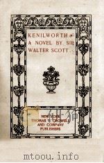 KENILWORTH A NOVEL     PDF电子版封面     