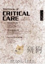 Textbook of CRITICAL CARE   4     PDF电子版封面     