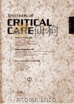 Textbook of CRITICAL CARE   3     PDF电子版封面     