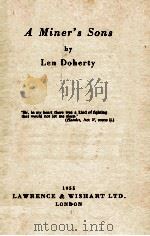 A MINER'S SONS     PDF电子版封面    LEN DOHERTY 