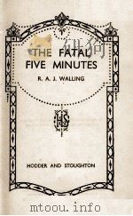 THE FATAL FIVE MINUTES（ PDF版）
