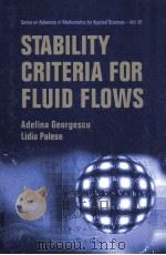 STABILITY CRITERIA FOR FLUID FLOWS（ PDF版）