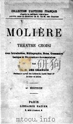 MOLIERE THEATRE CHOISI 4E EDITION     PDF电子版封面     