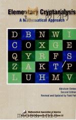 Elementary Cryptanalysis A Mathematical Approach Second Edition     PDF电子版封面     
