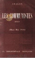 LES COMMUNISTES ROMAN (MARS - MAI 1940)   1950  PDF电子版封面     
