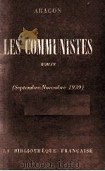 LES COMMUNISTES ROMAN (SEPTEMBRE-NOVEMBRE 1939)   1949  PDF电子版封面     