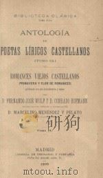 POETAS LIRICOS CASTELLANOS (TOMO IX)（1899 PDF版）