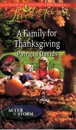 A Family for Thanksgiving  Patricia Davids     PDF电子版封面     