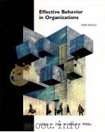 Effective Behavior in Organizations  Fifth Edition     PDF电子版封面  0256086338   