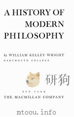 A HISTORY OF MODERN PHILOSOPHY（1941 PDF版）