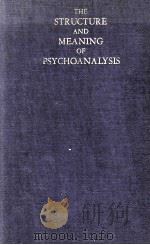 THE STRUCTURE AND MEANING OF PSYCHOANSLYSIS（1930 PDF版）
