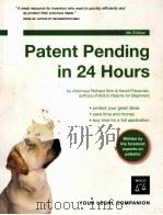 PATENT PENDING IN 24 HOURS     PDF电子版封面     