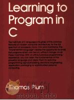 LEARNING TO PROGRAM IN C     PDF电子版封面     