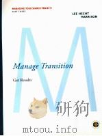 MANAGE TRANSITION GET RESULTS     PDF电子版封面     