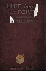 LIFE BEGINS AT FORTY%   1932  PDF电子版封面    WALTER B. PITKIN 