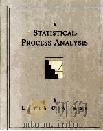 STATISTICAL PROCESS ANALYSIS     PDF电子版封面  0256119392   