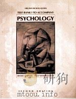 TEST BAKI TO ACCOMPANY PAPALIA AND OLDS PSYCHOLOGY SECOND EDITION     PDF电子版封面     