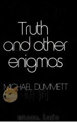 TRUTH AND OTHER ENIGMAS     PDF电子版封面  9780674910768   