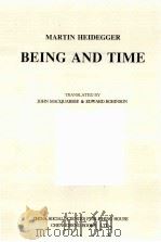 BEING AND TIME     PDF电子版封面     