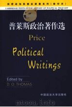 PRICE POLITICAL WRITINGS     PDF电子版封面    D.O.THOMAS 