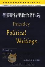 PRIESTLEY POLITICAL WRITINGS     PDF电子版封面    PETER MILLER 
