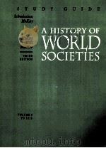 A HISTORY OF WORLD SOCIETIES THIRD EDITION     PDF电子版封面  039558907X   