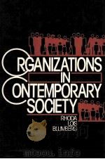 ORGANIZATIONS IN CONTEMPORARY SOCIETY（ PDF版）