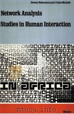 NETWORK ANALYSIS STUDIES IN HUMAN INTERACTION（ PDF版）