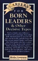FOR BORN LEADERS AND OTHER DECISIVE TYPES     PDF电子版封面     
