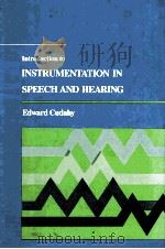 INTRODUCTION TO INSTRUMENTATION IN SPEECH AND HEARING（ PDF版）