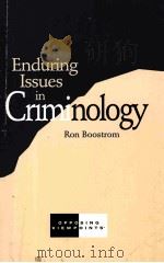 ENDURING ISSUES IN CRIMINOLOGY（ PDF版）