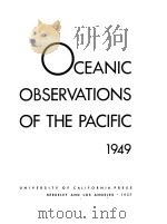 OCEANIC OBSERVATIONS OF THE PACIFIC     PDF电子版封面     