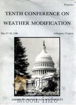 TENTH CONFERENCE ON WEATHER MODIFICATION     PDF电子版封面     