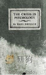 THE CRISIS IN PSYCHOLOGY   1925  PDF电子版封面     