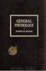 GENERAL PSYCHOLOGY（1936 PDF版）