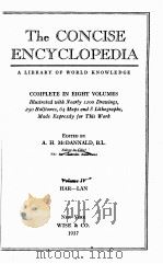 THE CONCISE ENCYCLOPEDIA VOLUME IV（1937 PDF版）