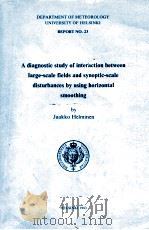 DEPARTMENT OF METEOROLOGY UNIVERSITY OF HELSINGKI  NO.23     PDF电子版封面     