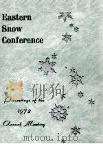 EASTERN SNOW CONFERENCE  1972     PDF电子版封面     
