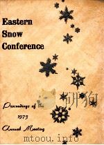 EASTERN SNOW CONFERENCE  1973     PDF电子版封面     