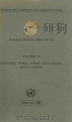 GUIDE TO HYDROLOGICAL PRACTICES VOLUME 2（ PDF版）
