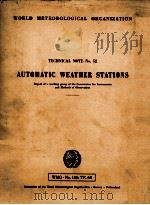 TECHNICAL NOTE NO.52 AUTOMATIC WEATHER STATIONS（ PDF版）