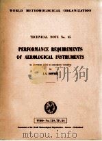 PERFORMANCE REQUIREMENTS OF AEROLOGICAL INSTRUMENTS（ PDF版）