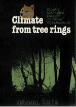 CLIMATE FROM TREE RINGS     PDF电子版封面     