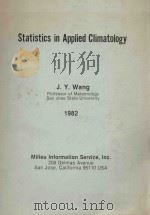STATISTICS IN APPLIED CLIMATOLOGY     PDF电子版封面     